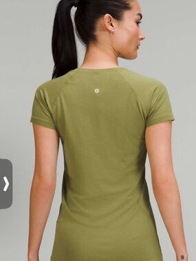 Lululemon Bronze Green  Swiftly Tech Shirt